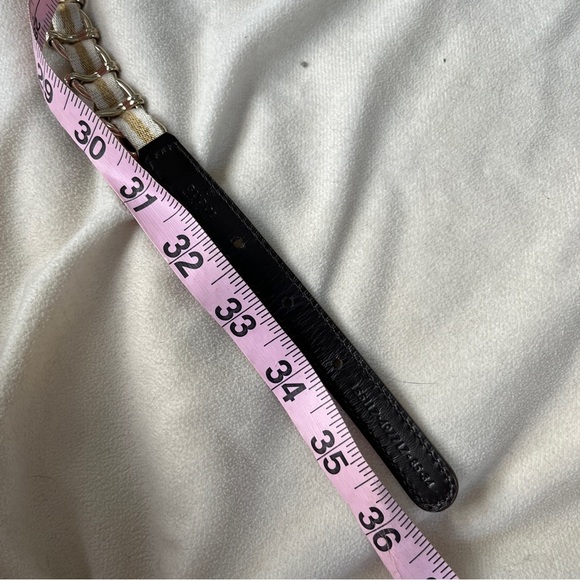 Vintage Gucci White Leather and Gold Chain Belt 1980’s - Picture 8 of 8